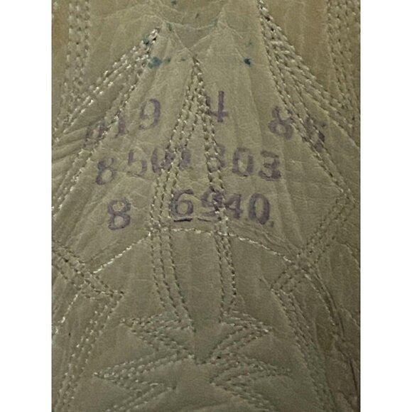 Dan Post Mens Black Leather Western Cowboy Country Boots US 10.5 Pull On - Picture 11 of 11